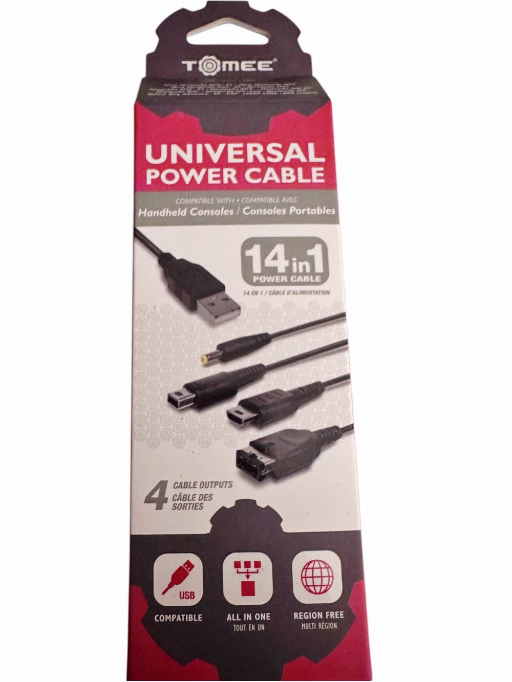 Universal Charging Cable with 4 Cable Outputs